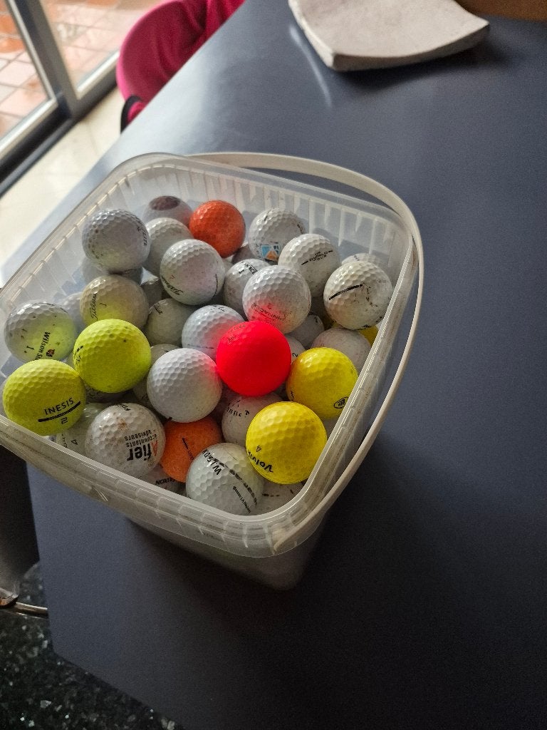 golfballen, Ophalen, Gebruikt