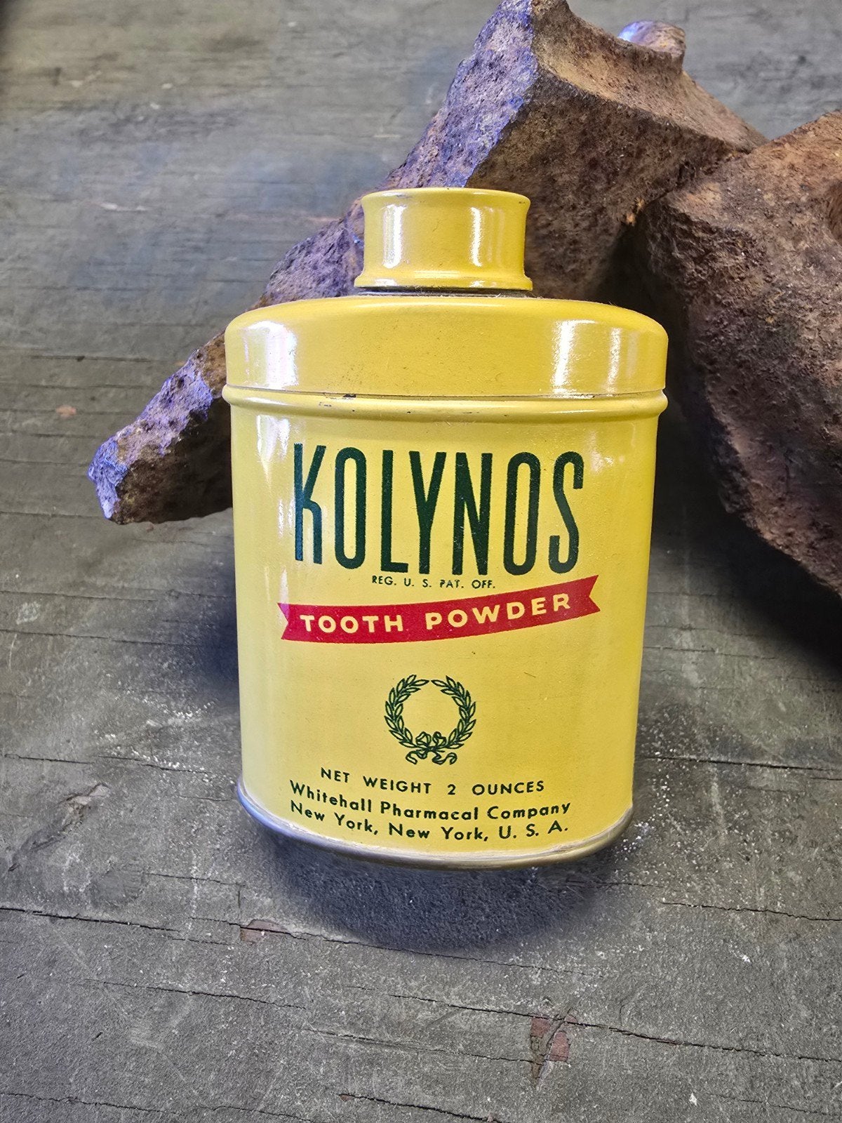 Boîte à poudre dentifrice Kolynos des États-Unis pendant la, Collections, Enlèvement ou Envoi
