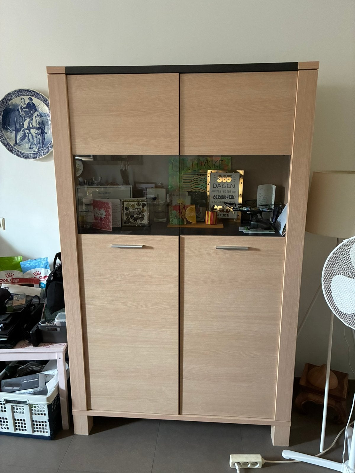 Vitrine kast, Comme neuf, 100 à 150 cm, 50 à 75 cm, 150 à 200 cm