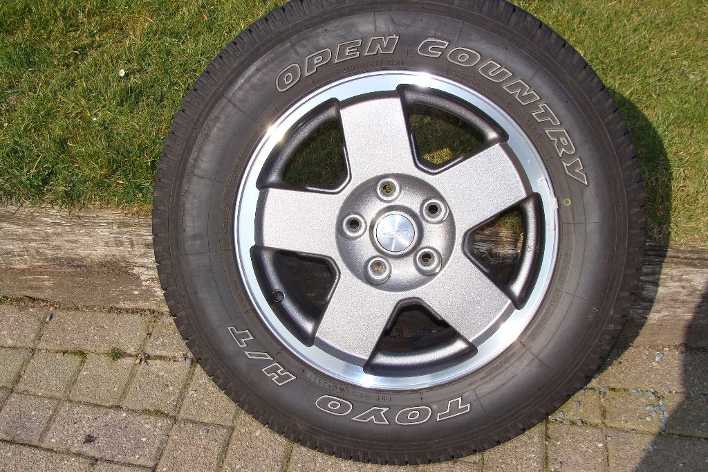 Jeep, Auto-onderdelen, Ophalen, 245 mm, Banden en Velgen, Nieuw