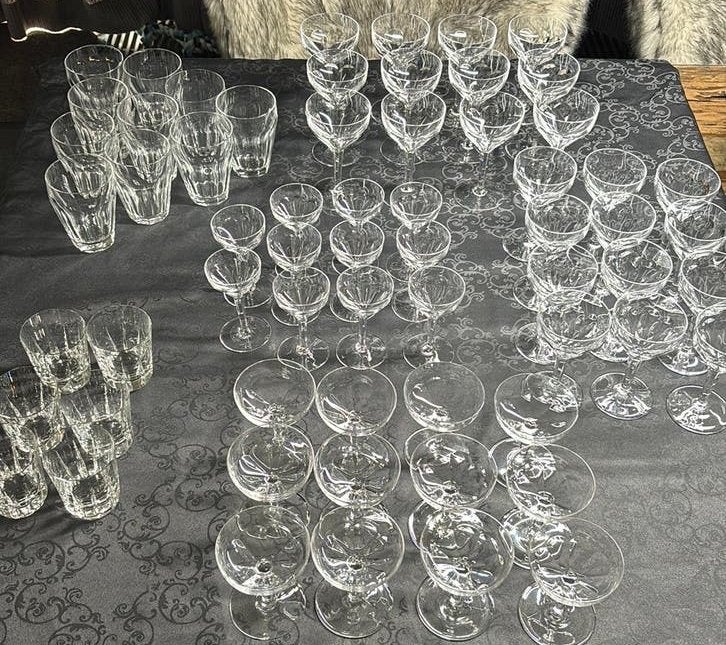 Echt kristallen glasservies, Antiek en Kunst, Ophalen