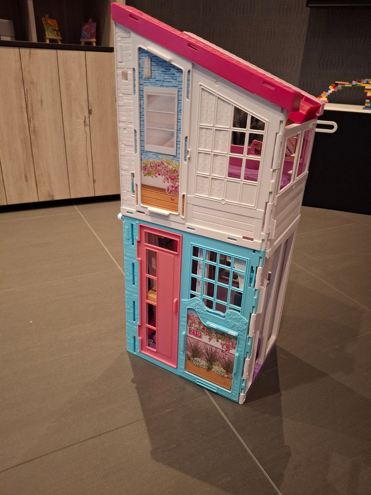 barbie huis, Ophalen, Zo goed als nieuw, Poppenhuis