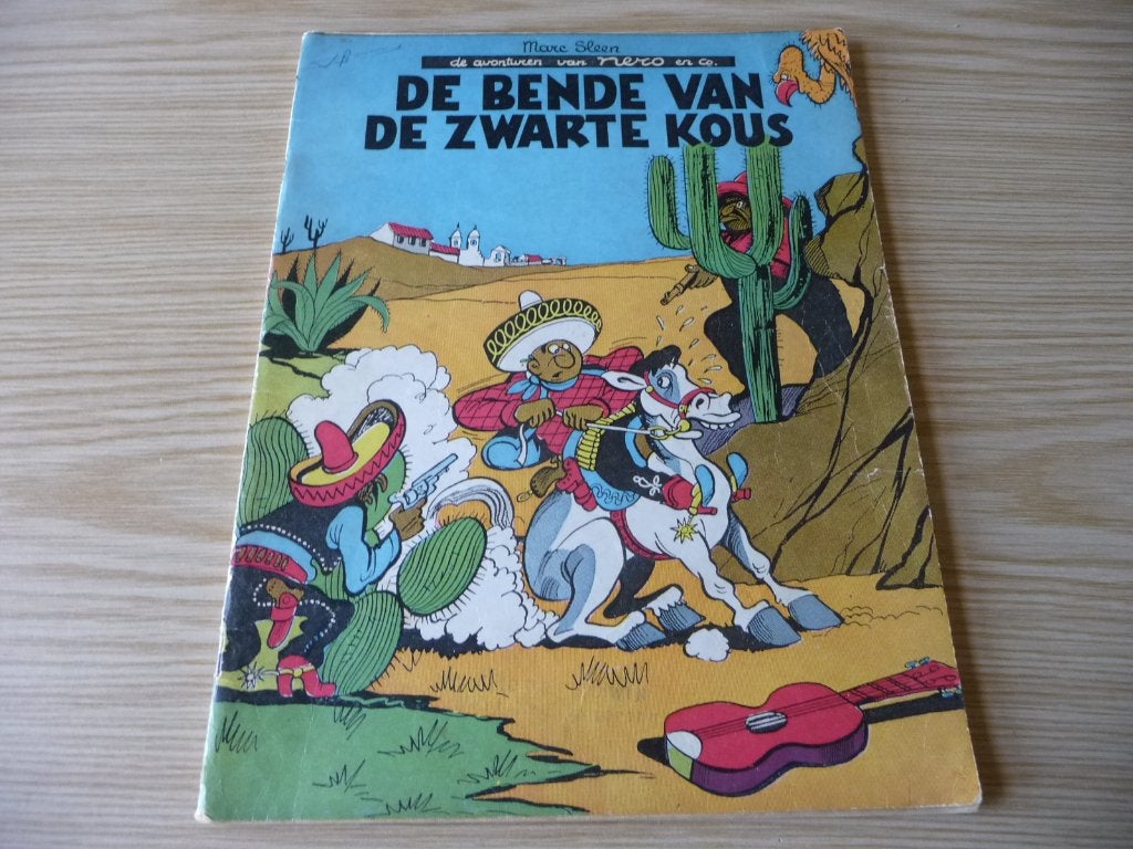 Nero - 15. De bende van de zwarte kous 1954 - €12, Gelezen, Marc Sleen, Eén stripboek, Ophalen of Verzenden