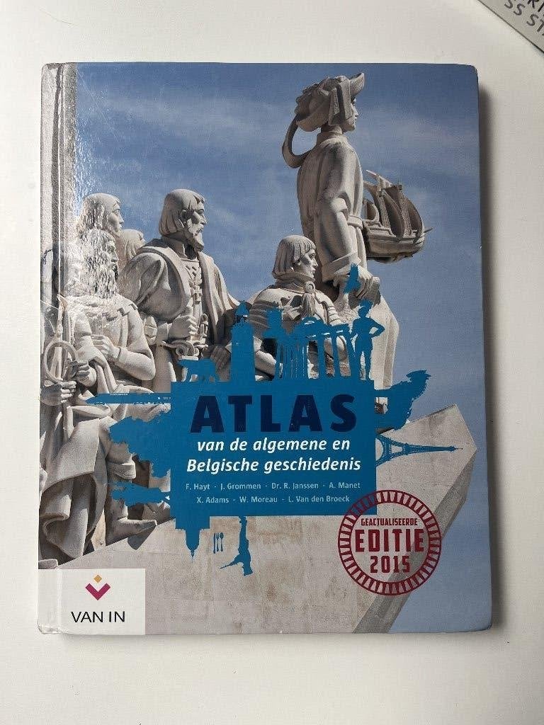 Atlas van de algemene en Belgische geschiedenis, Boeken, Ophalen of Verzenden, Gelezen, Geschiedenis, Van In