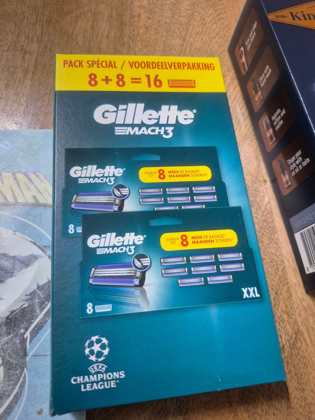 Rasoir gillette, Enlèvement ou Envoi