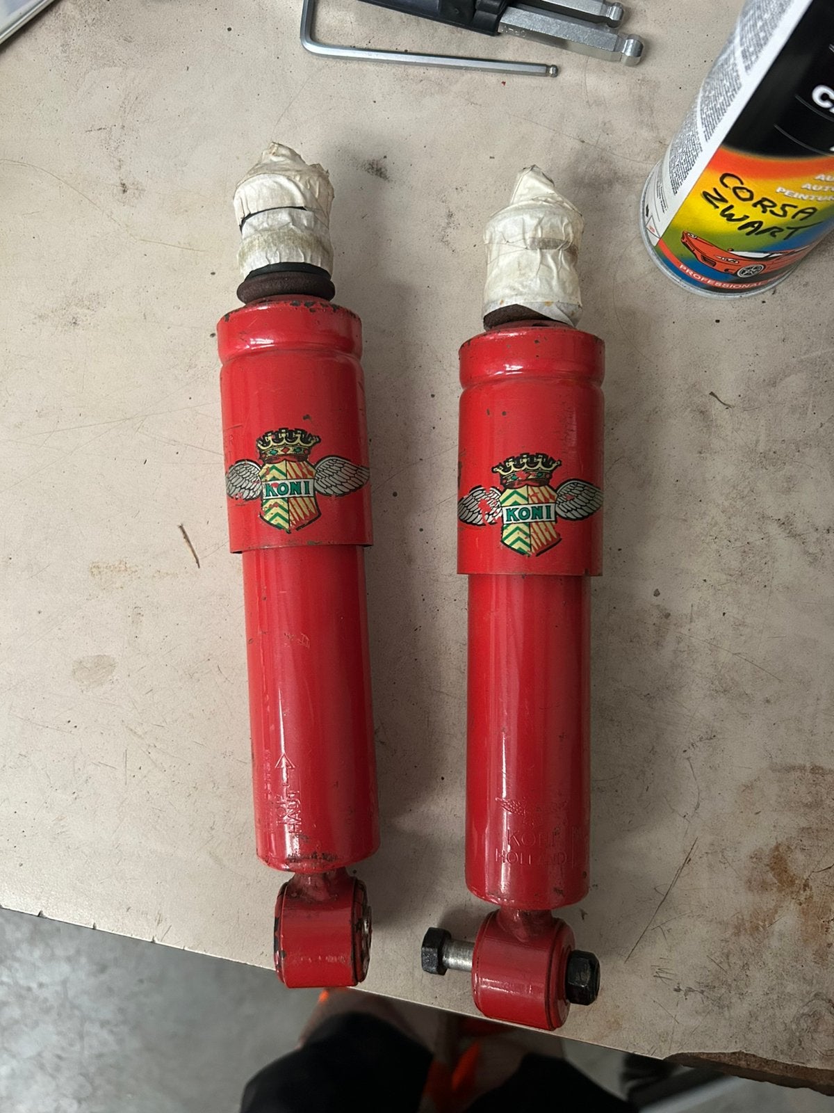 Opel kadett b Koni schokdempers, Ophalen of Verzenden, Opel