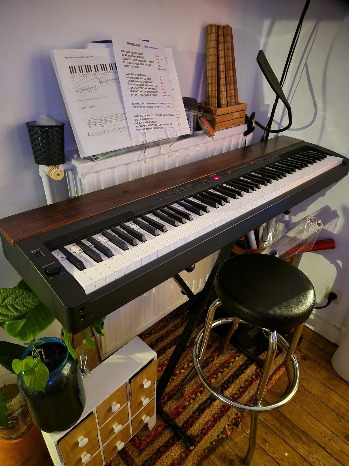 Piano Yamaha P 155 état impeccable, Enlèvement, Piano