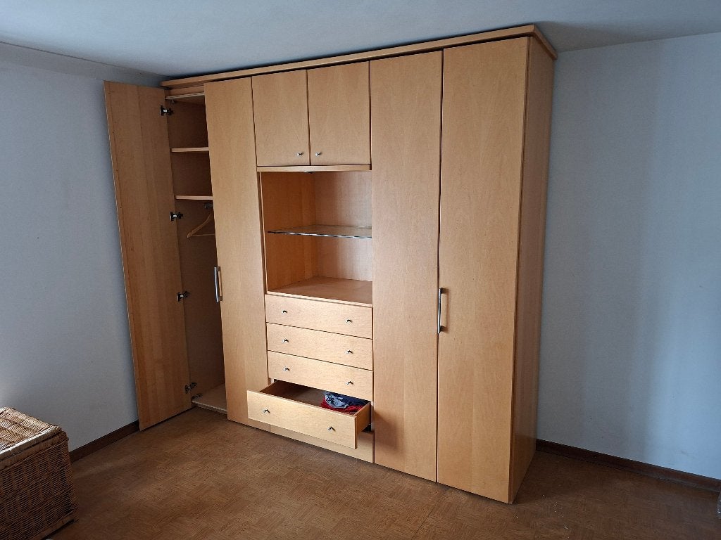 Kledingkast gratis af te halen, Huis en Inrichting, Kasten | Kleerkasten, Ophalen, Gebruikt, 200 cm of meer, Eikenhout