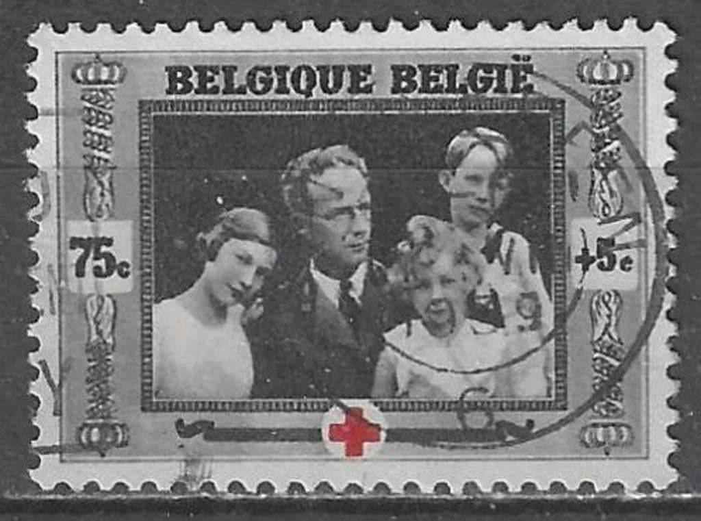 Belgie 1939 - Yvert/OBP 499 - 75 jaar Rode Kruis (ST), Verzenden, Gestempeld, Gestempeld, Rode kruis