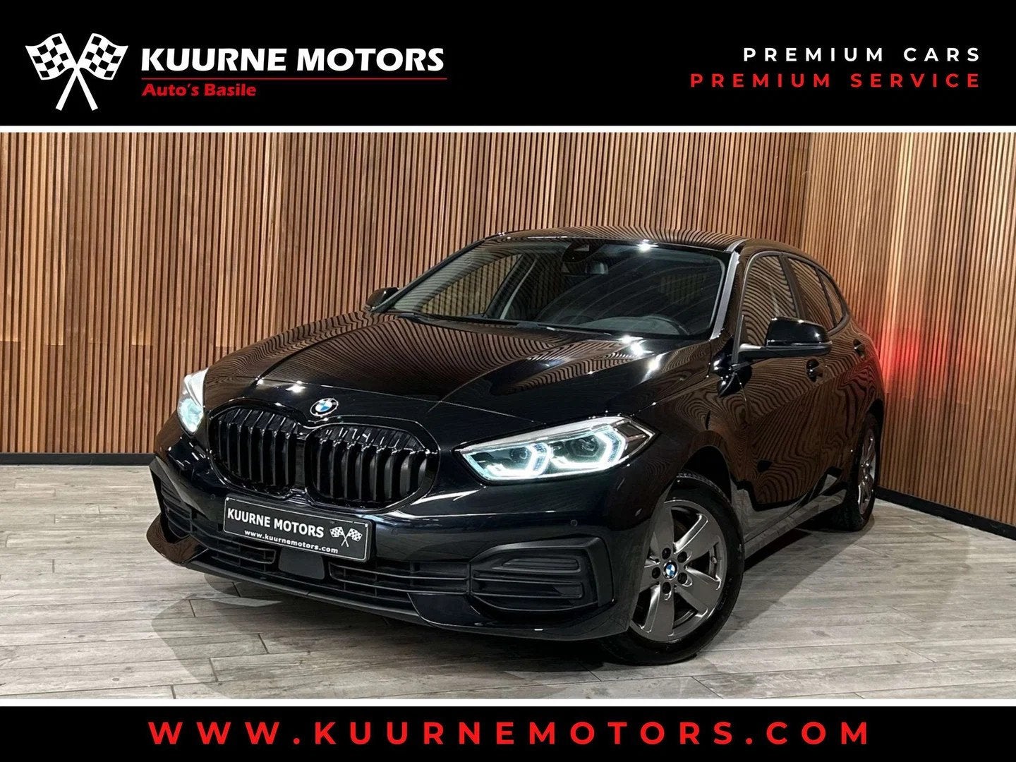 BMW 1 Serie 116 d Alu16"/Led/Leder/Gps/Pdc/Carplay *1j garan, 1 Reeks, Gebruikt, 1 kg, Zwart