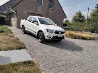 pickup, actyon sports,4x4, Auto's, Euro 5, 114 kW, Wit, 5 deurs