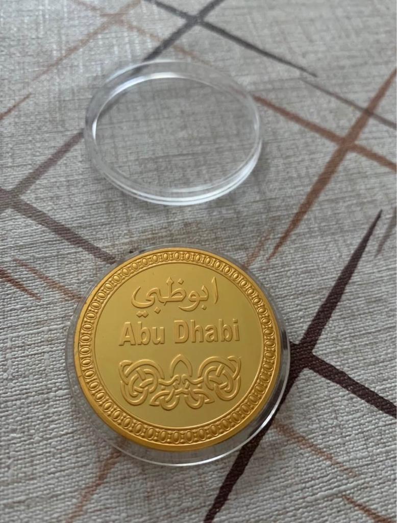 Monnaie Pièces Abu Dhabi, Enlèvement, Autres pays, Or