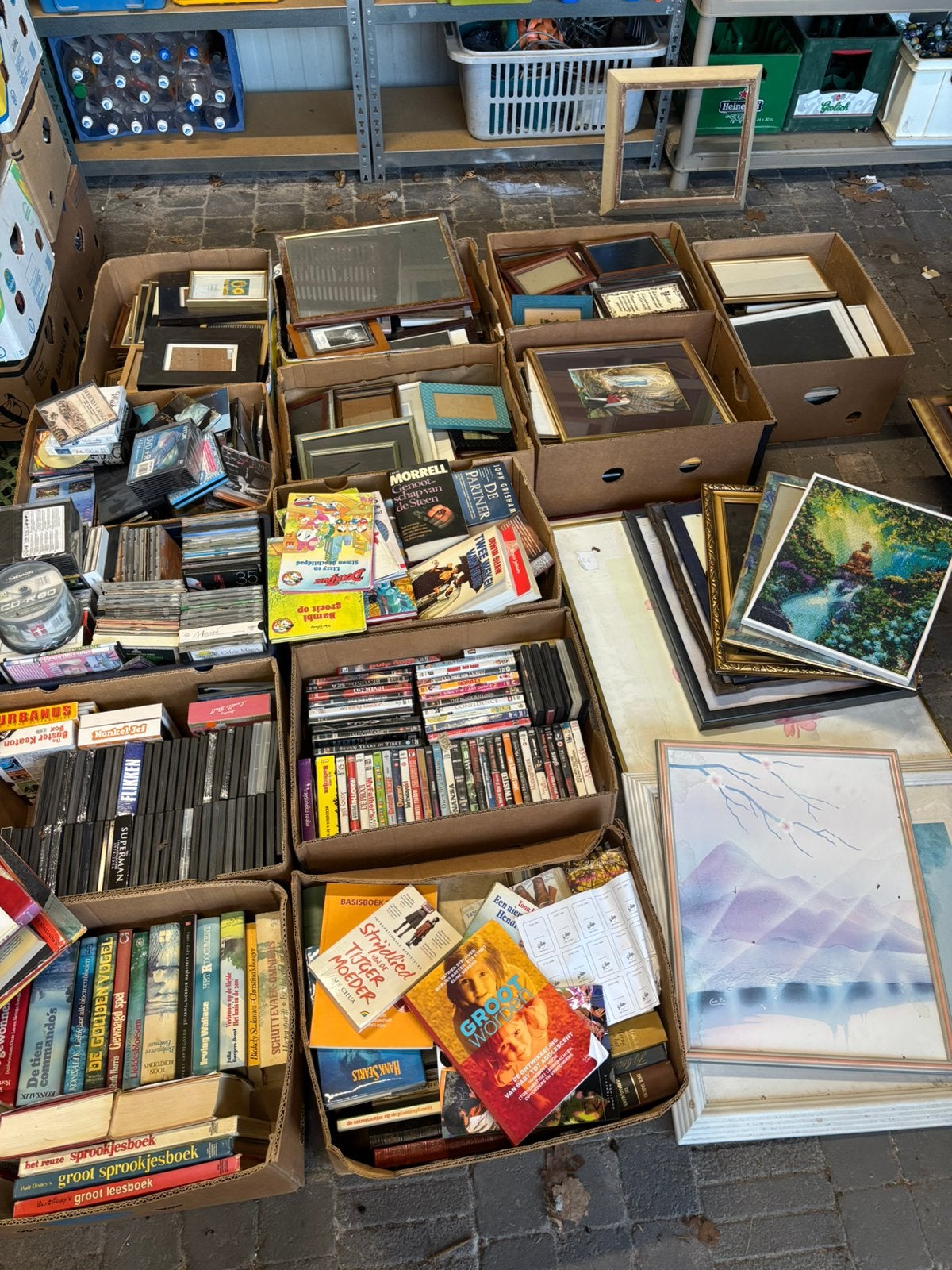 Groot lot rommelmarkt spullen, Enlèvement, Comme neuf
