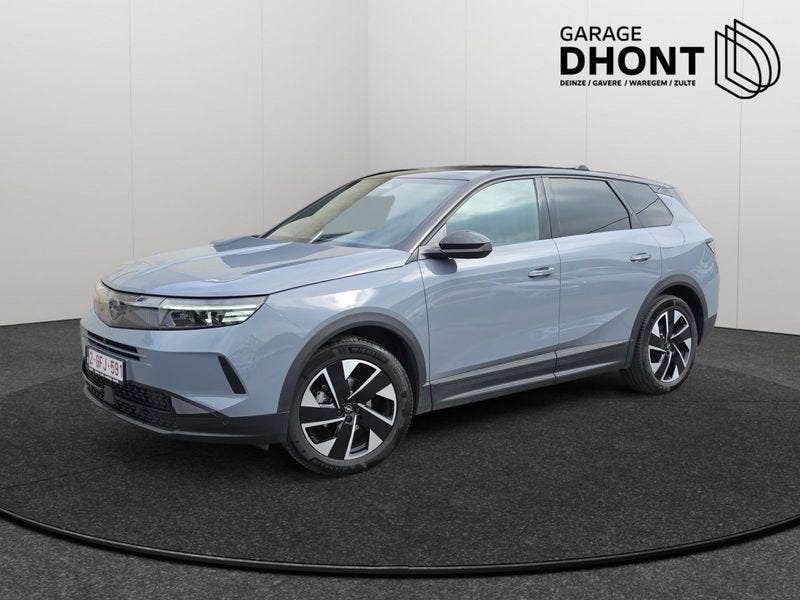 Opel Grandland GS - 1.2 MHEV - Automaat eDCT - 145PK, Auto's, USB, Gebruikt, 1199 cc, Leder en Stof