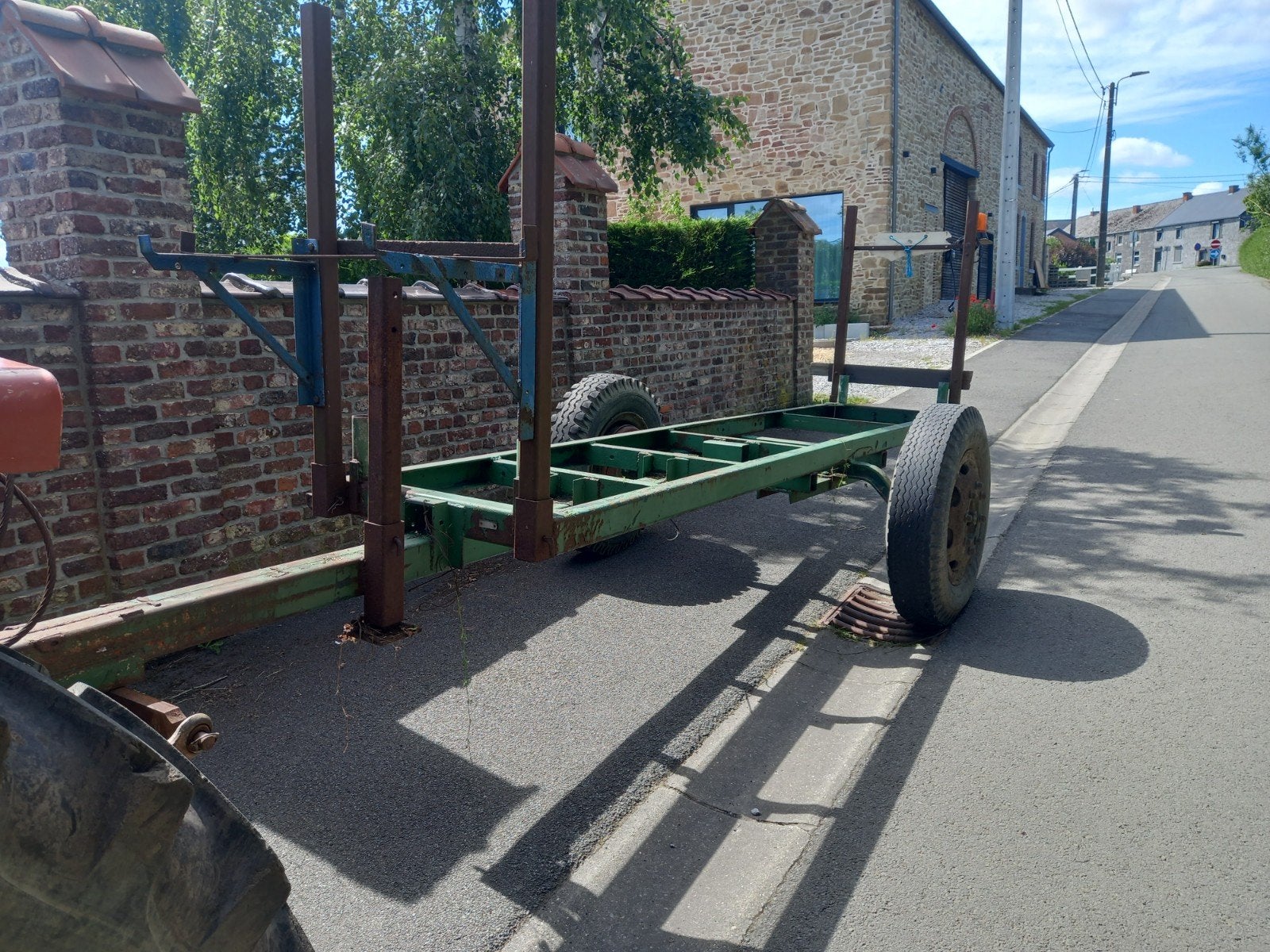 Remorques à débarder, Ophalen