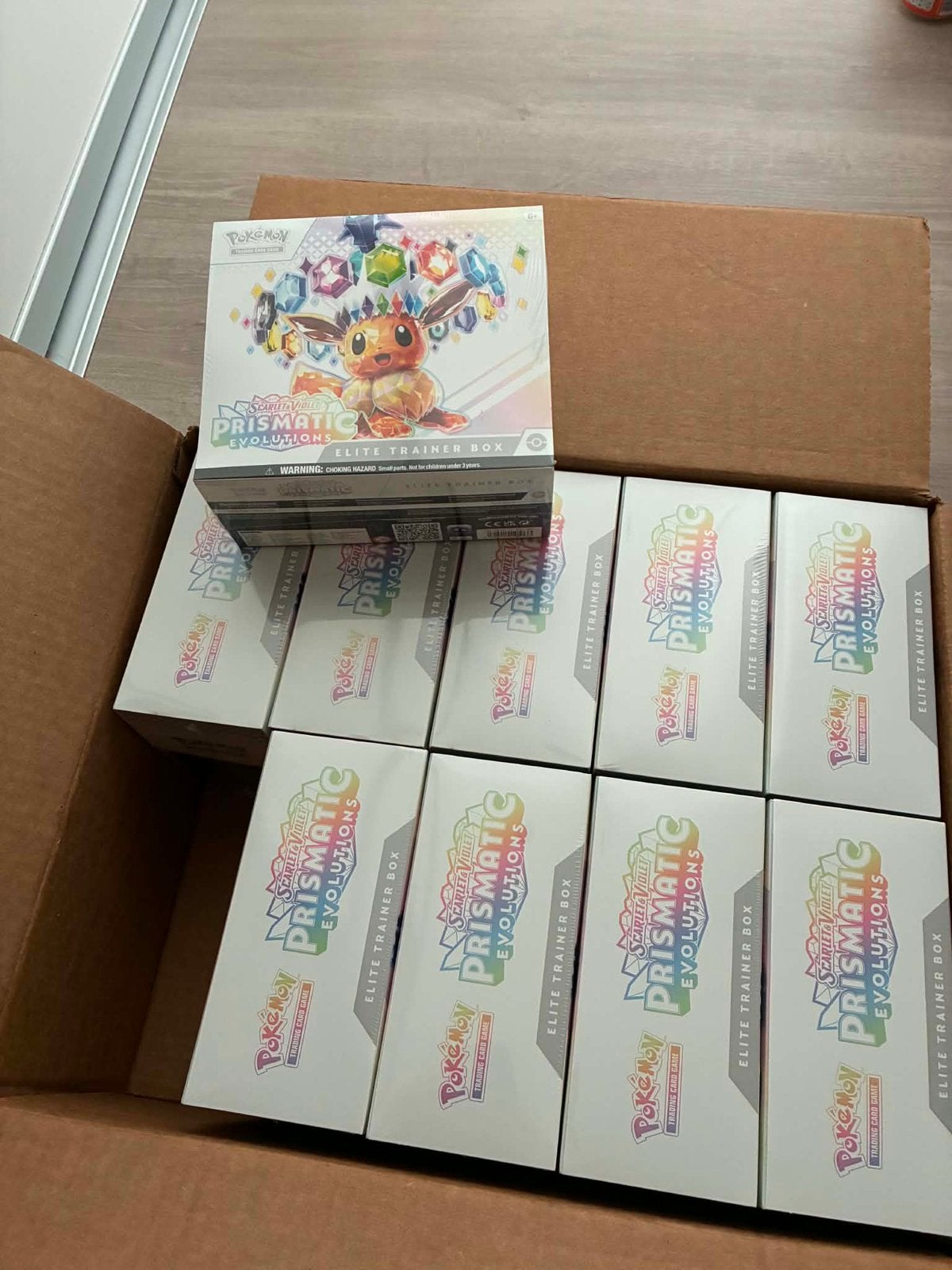 Pokémon Prismatic Evolutions ETB, Ophalen, Nieuw