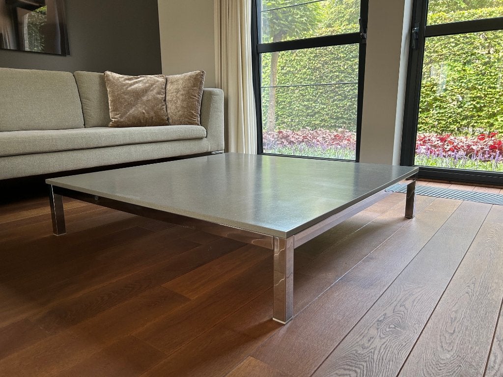 Minotti Koffietafel, Ophalen, Design - modern., Vierkant, Zo goed als nieuw