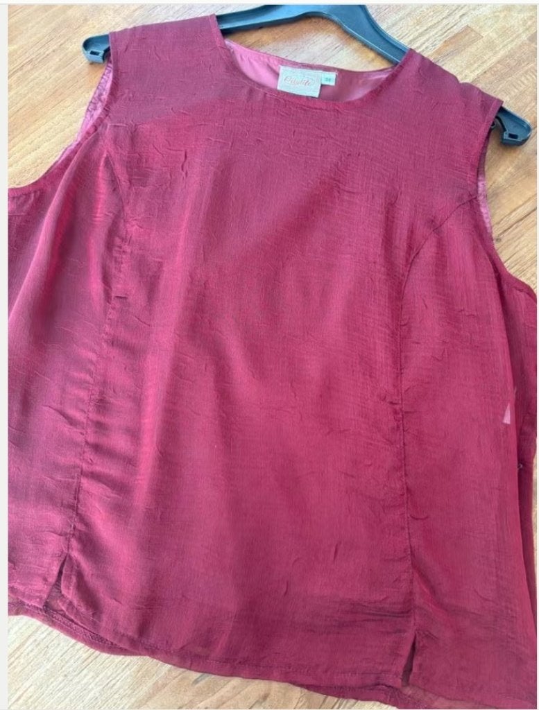 Blouse vintage taille 38, Vêtements | Femmes, Blouses & Tuniques, Rouge, Taille 38/40 (M), Enlèvement ou Envoi, Comme neuf
