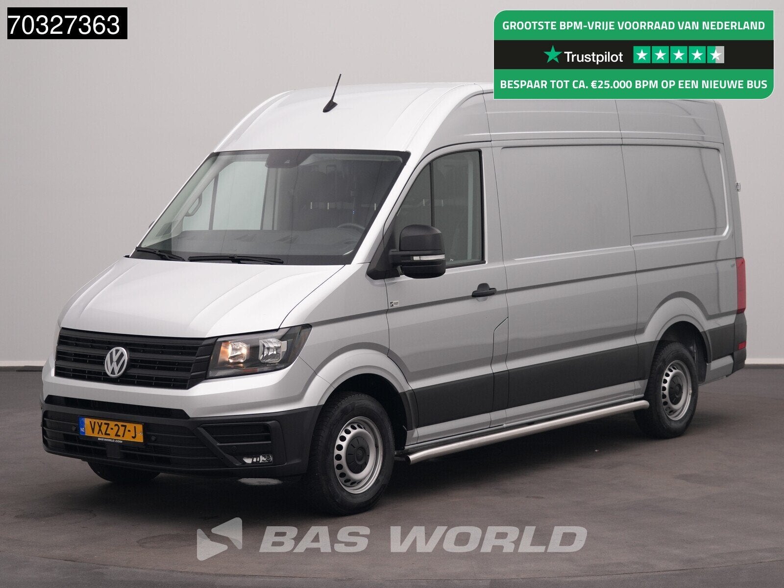 Volkswagen Crafter 140pk Automaat L3H3 Trekhaak Navi Airco C, Automaat, Stof, Gebruikt, Euro 6