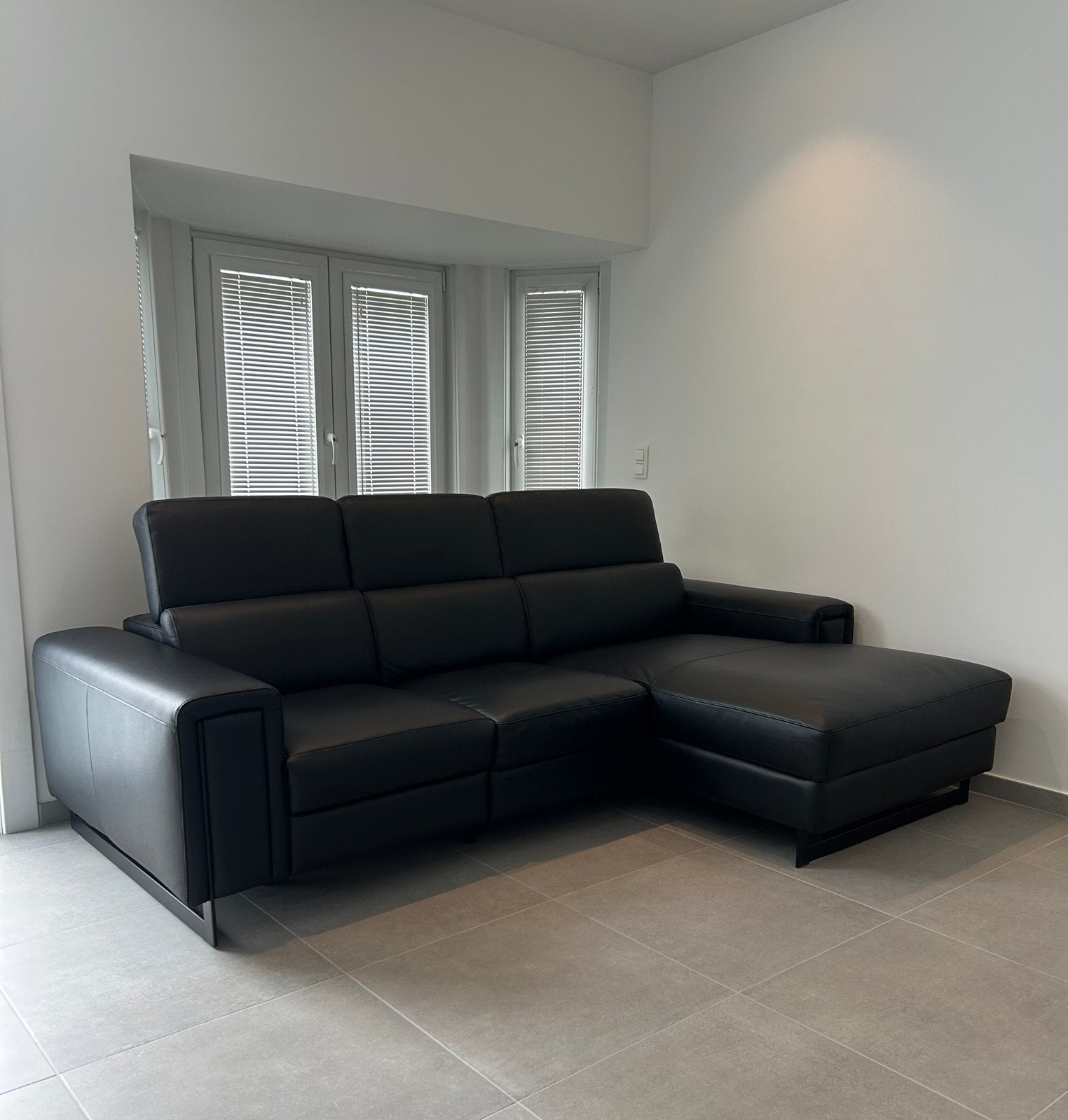 Salon en cuir, Enlèvement, Comme neuf, Cuir
