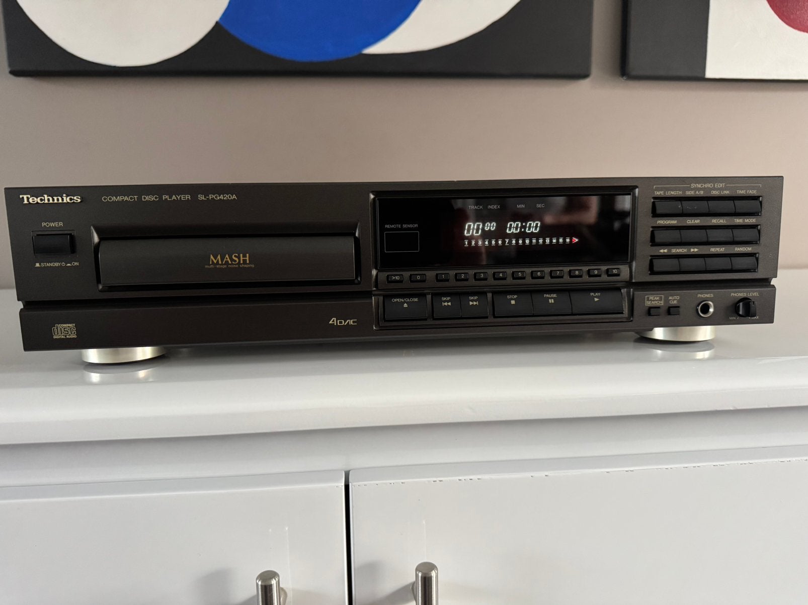 TECHNICS SL-PG420A CD speler “Defect”., Audio, Tv en Foto, Ophalen, Niet werkend, Technics