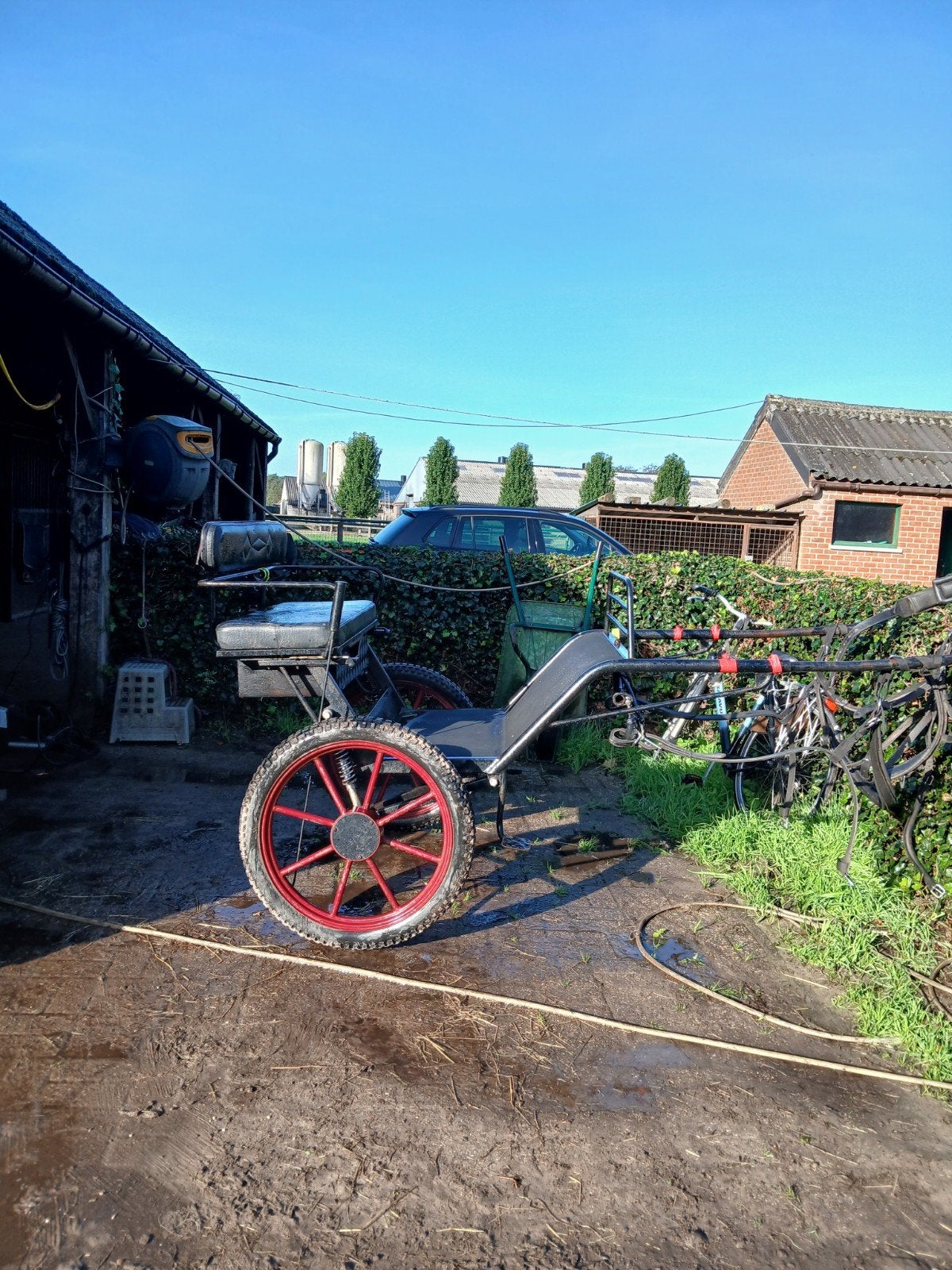 2 wieler voor paard of grote pony, Cheval