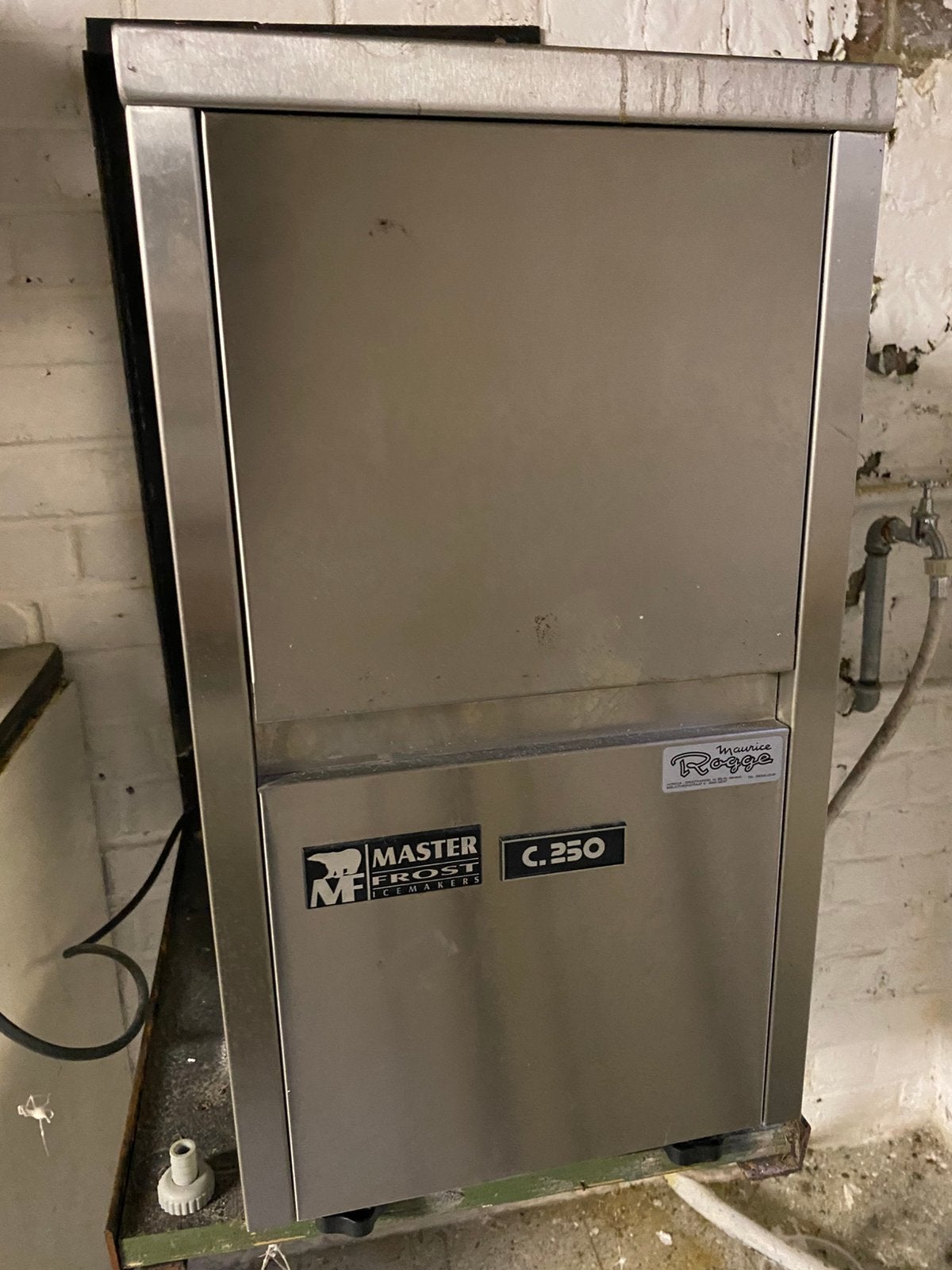 Master Frost c250 ijsmachine, Articles professionnels, Enlèvement, Utilisé, Refroidissement et Congélation