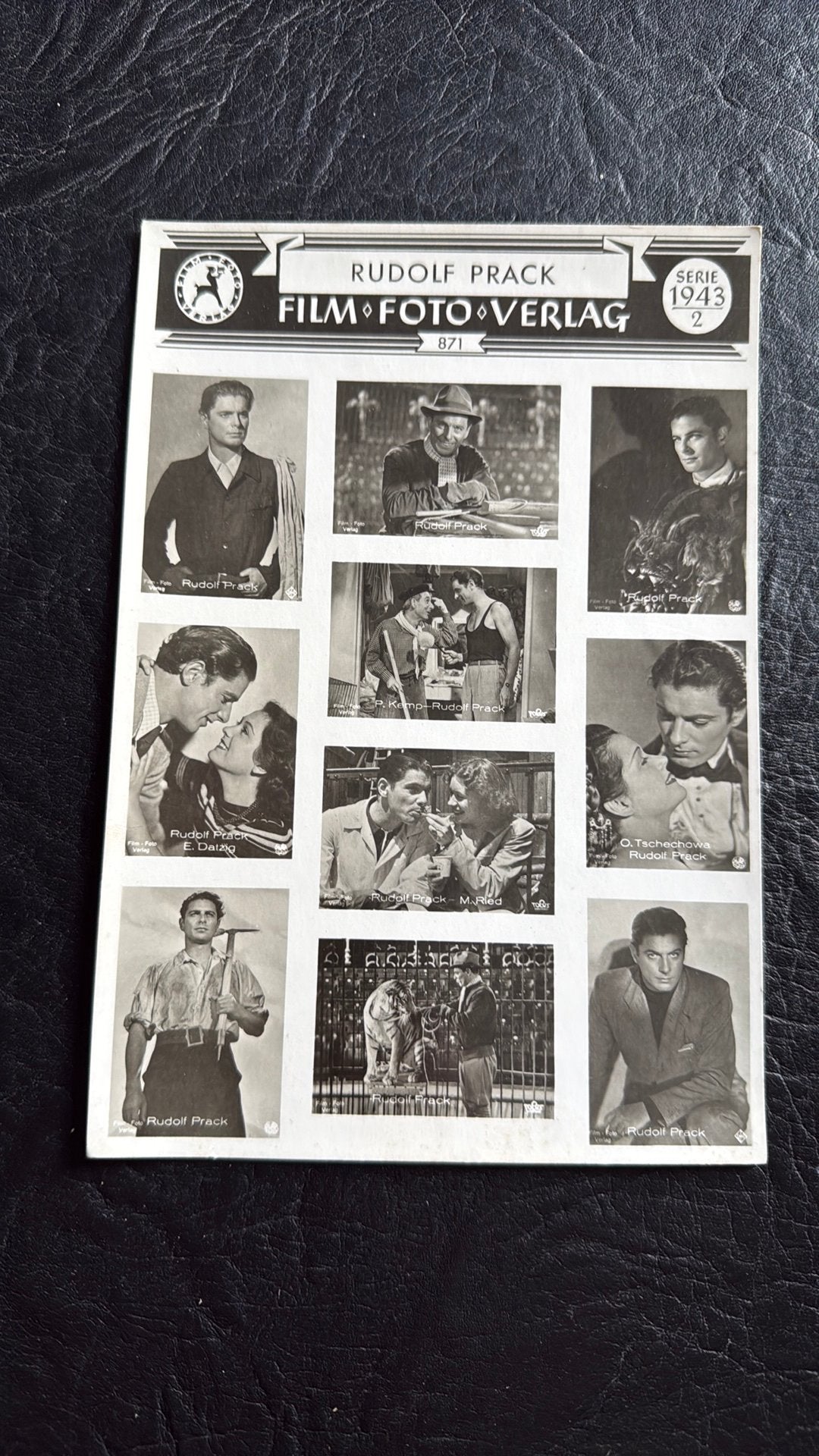 Oude cinema reclame 1943 duitse film, Verzamelen, Ophalen of Verzenden, Film