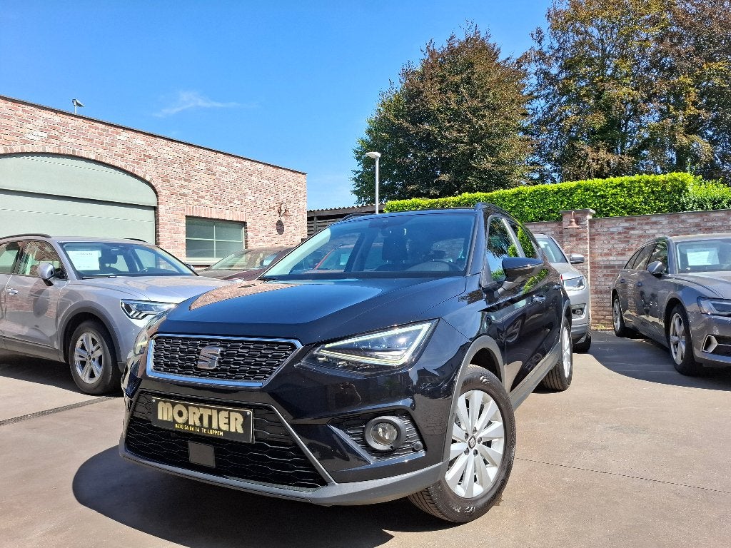 Seat Arona,1.0i/115pk,Keyless,Leder-Alcantara,App St,Adap Cc, Zwart, Bedrijf, 5 zetels, 5 deurs