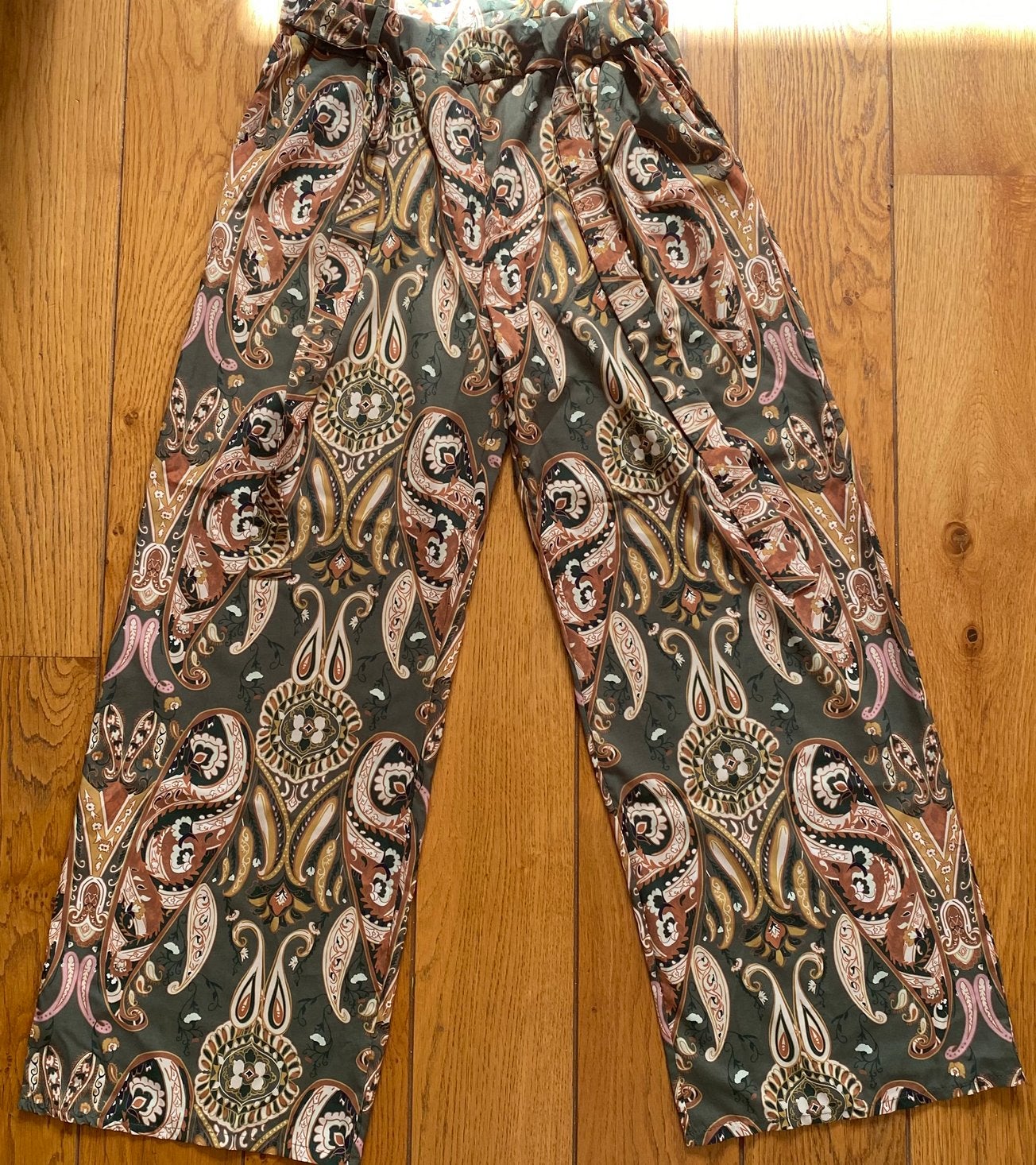 Wijde broek Terra di Siena dames maat 36, Zo goed als nieuw, Maat 36 (S), Lang, Meerkleurig
