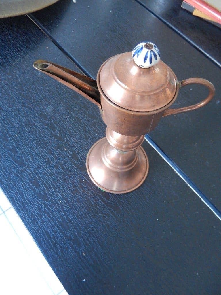 Kannetje (waarschijnlijk koper), Antiek en Kunst, Antiek | Brons en Koper, Ophalen of Verzenden, Koper
