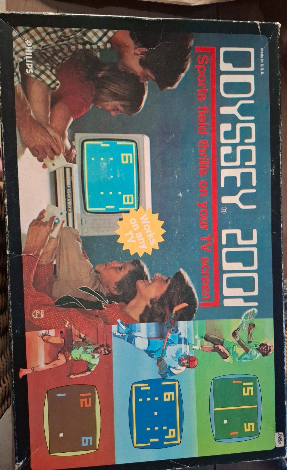 Philips Odyssey 2001 complete retro spelcomputer met doos, Games en Spelcomputers, Spelcomputers | Overige, Gebruikt, Ophalen