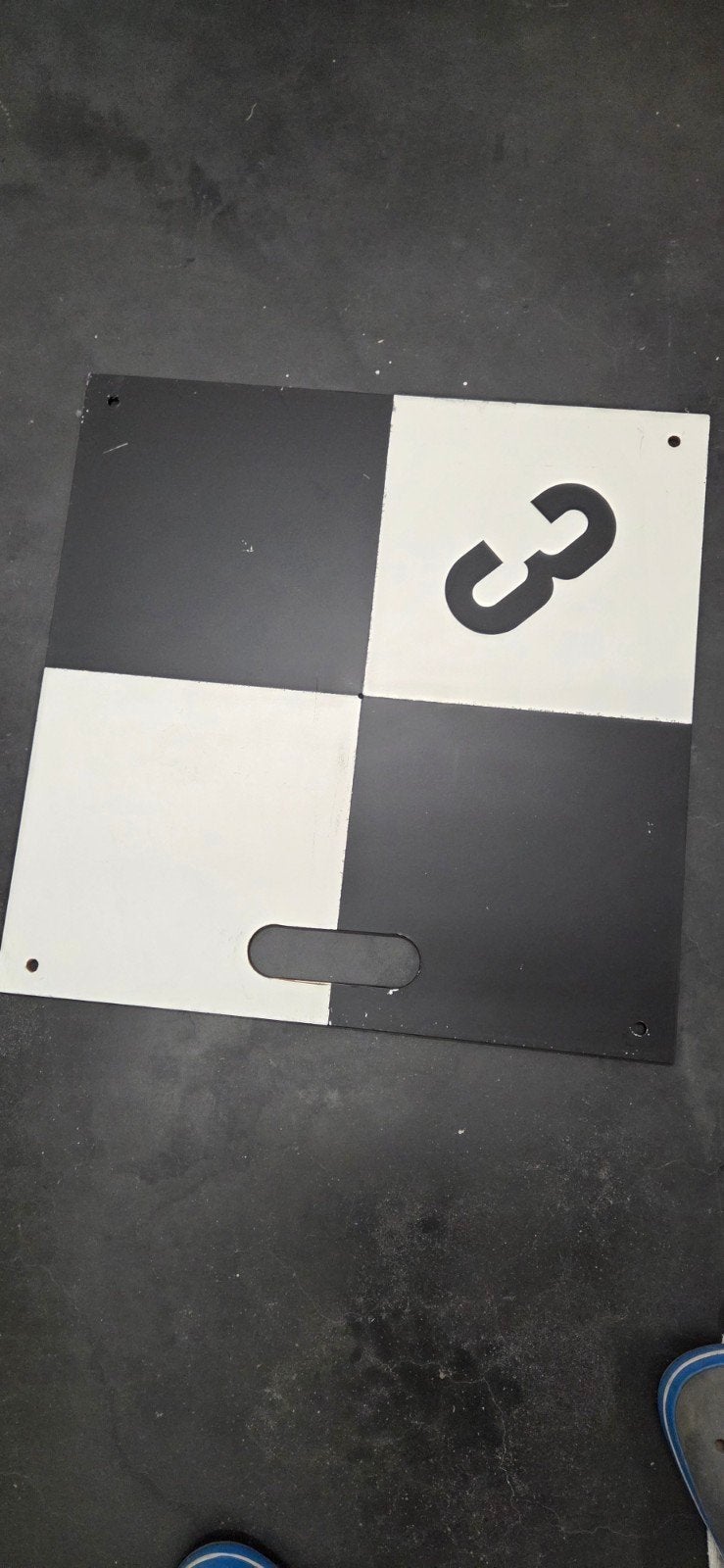 ground control points platen, Enlèvement