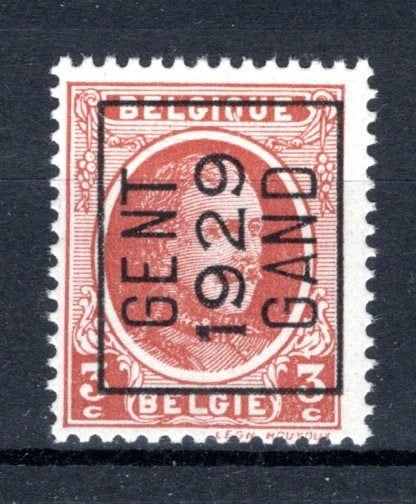 PRE186A MNH** 1929 - GENT 1929 GAND, Envoi, Non oblitéré, Neuf