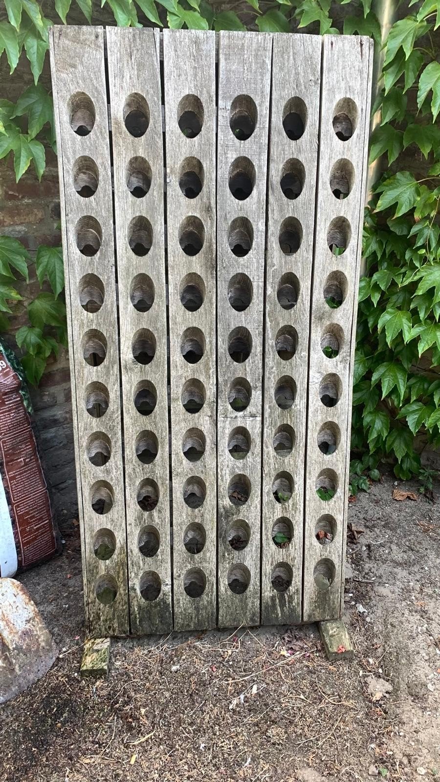 vieux casier à vin en chêne, Maison & Meubles, Accessoires pour la Maison | Porte-bouteilles, Enlèvement