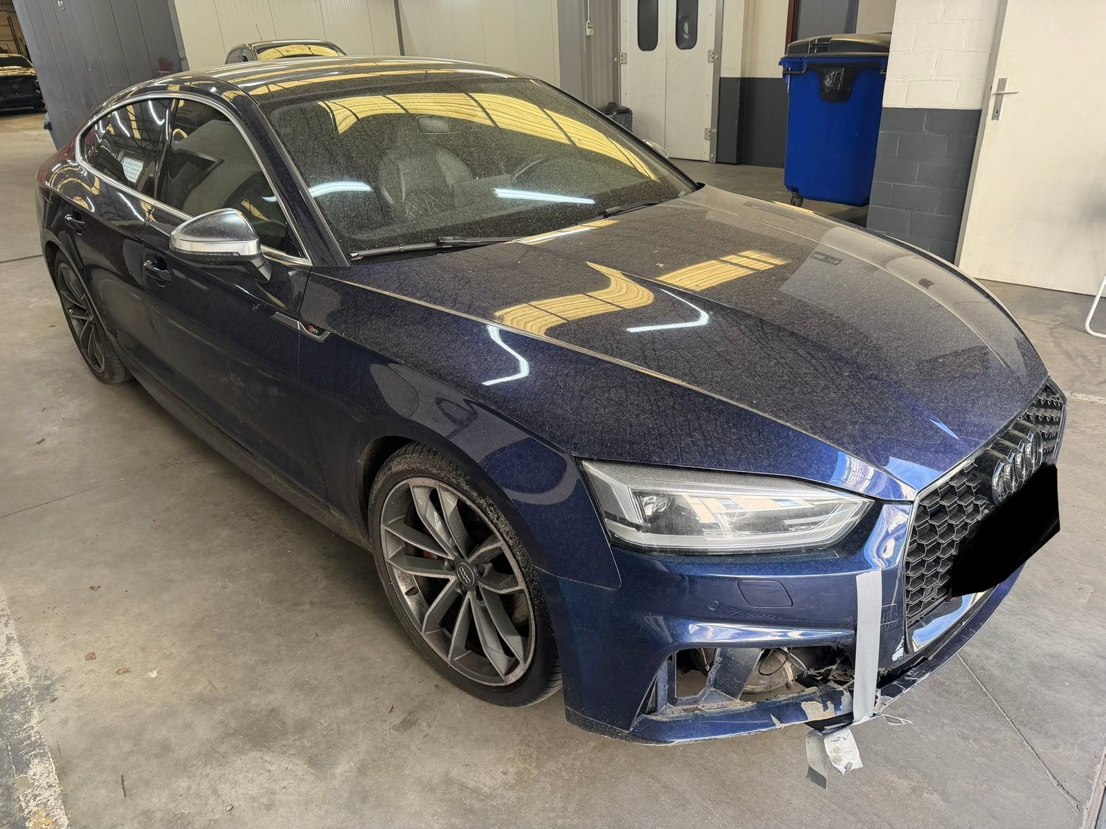 Audi S5 2018 162000KM ONGEVAL, Auto's, Audi, Automaat, Blauw, Bedrijf, Berline
