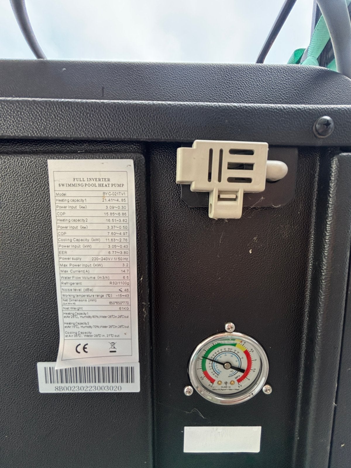 Warmte pomp 21 kw zwembad verticaal, Ophalen, Zo goed als nieuw