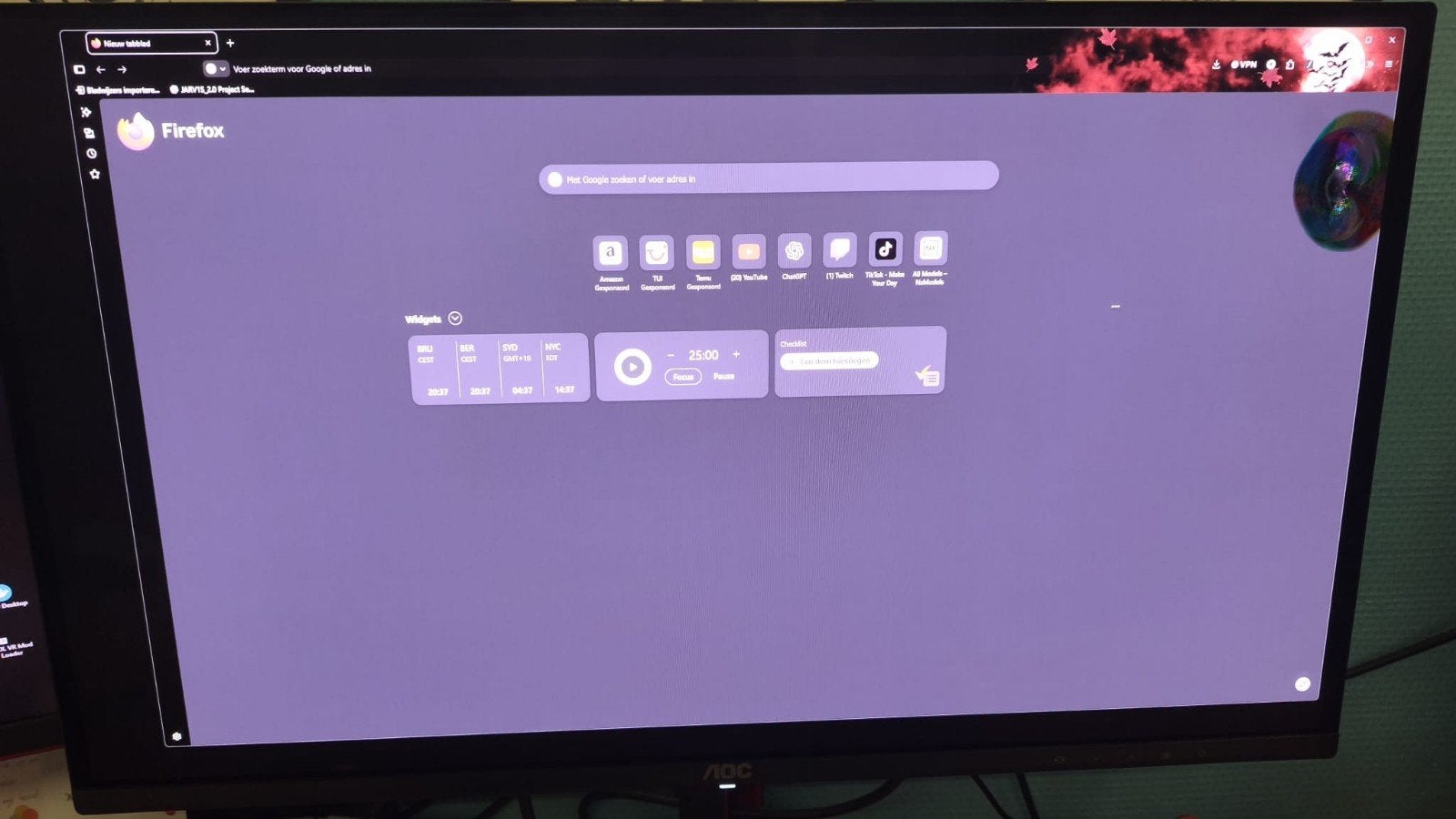 AOC 27inch OLED Pc scherm, AOC, Minder dan 1 ms, Overige typen, 201 Hz of meer