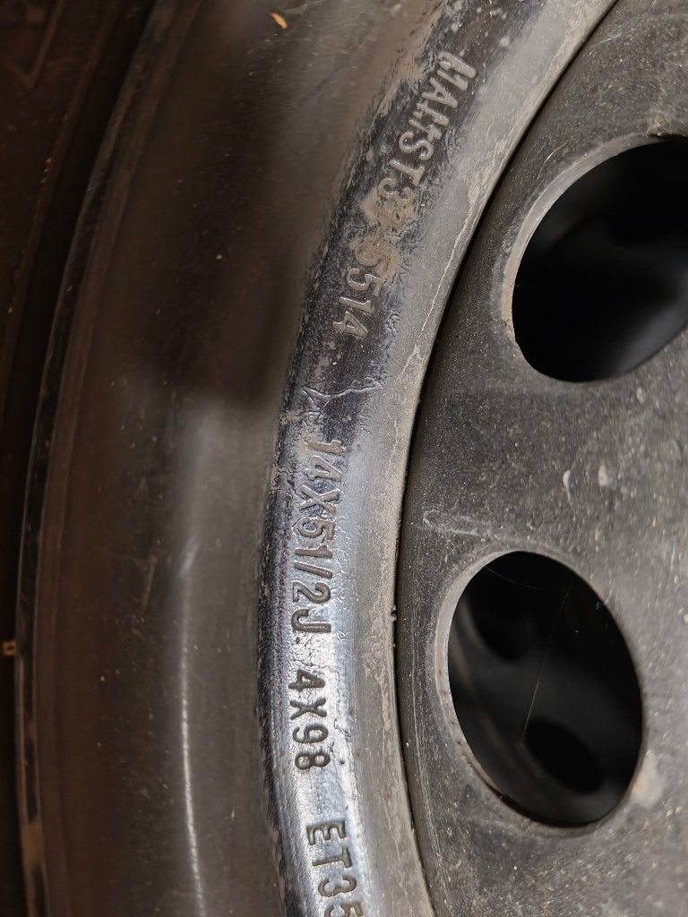 Roues complètes, Autos : Pièces & Accessoires, 14 pouces, Pneus et Jantes, Pneus hiver, 175 mm
