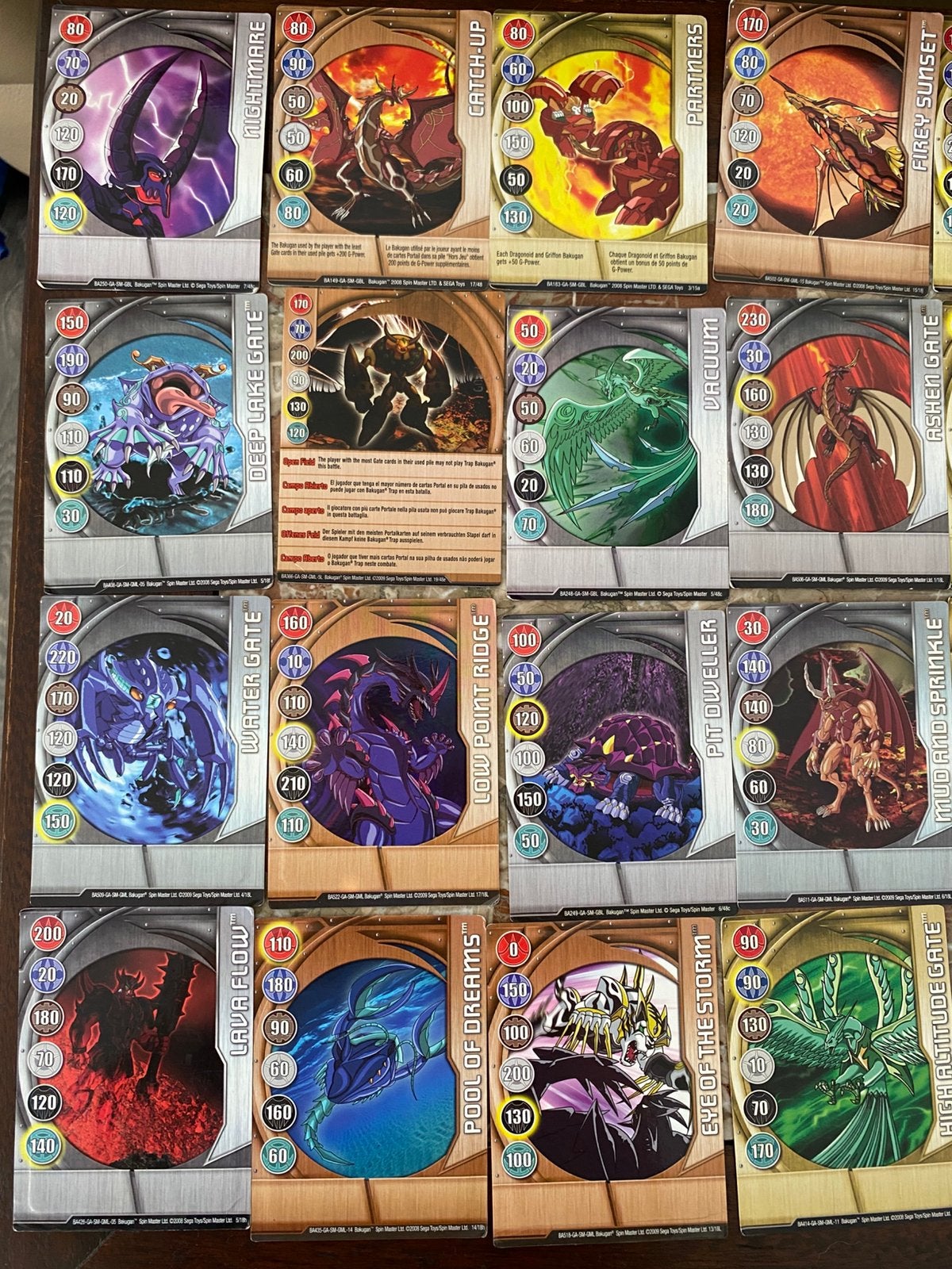 Cartes Bakugan Battle Brawlers (2008/2009) — 40 pièces, Enlèvement, Comme neuf