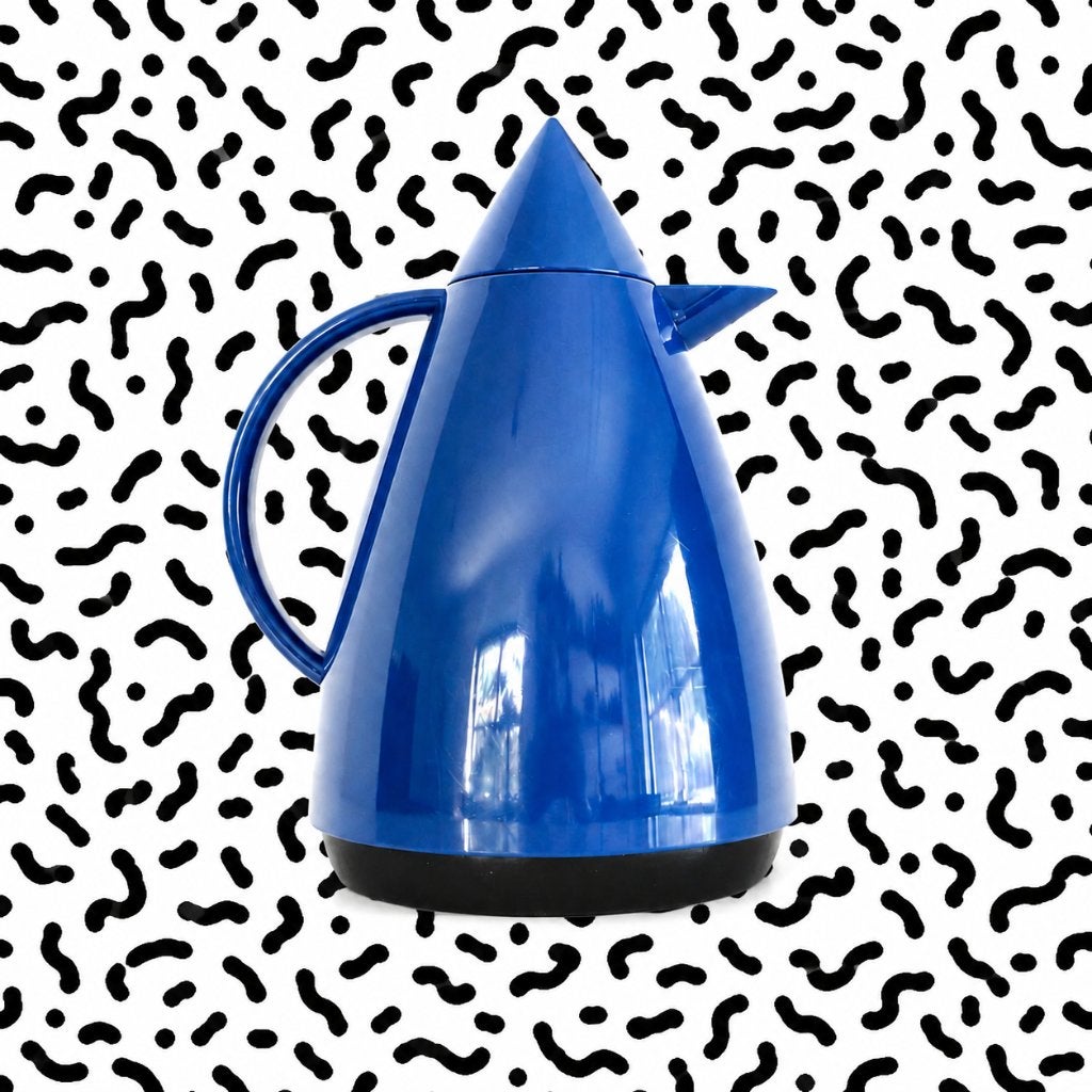 Vintage Postmodern Thermos Flask Brasil by EMSA 1980s, Ophalen of Verzenden, Kunststof