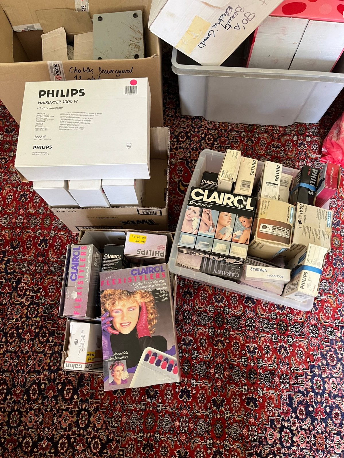 Lot retro electronica, Elektronische apparatuur, Ophalen, Zo goed als nieuw