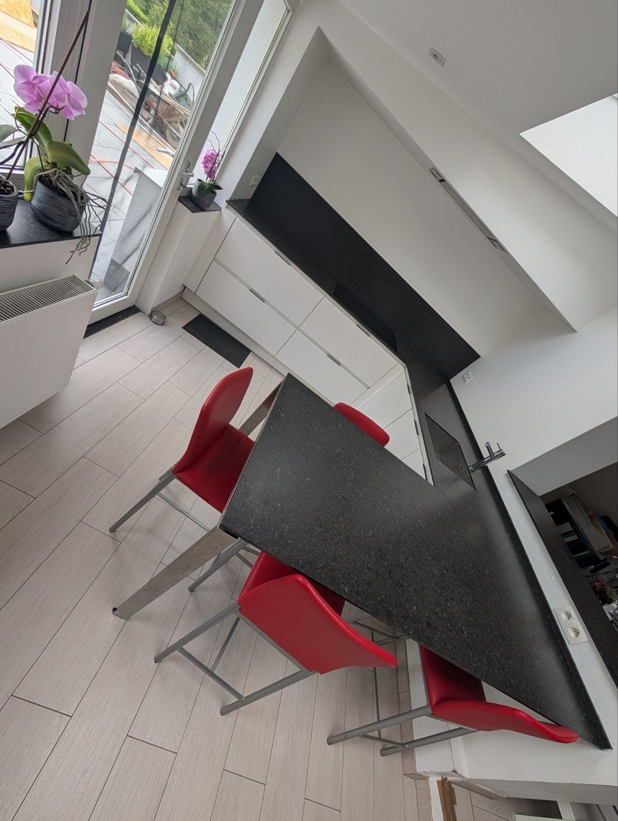 cuisine complète siematic 2018 blanche avec silestone, Maison & Meubles, Sans poignée, Composite, Enlèvement, Utilisé