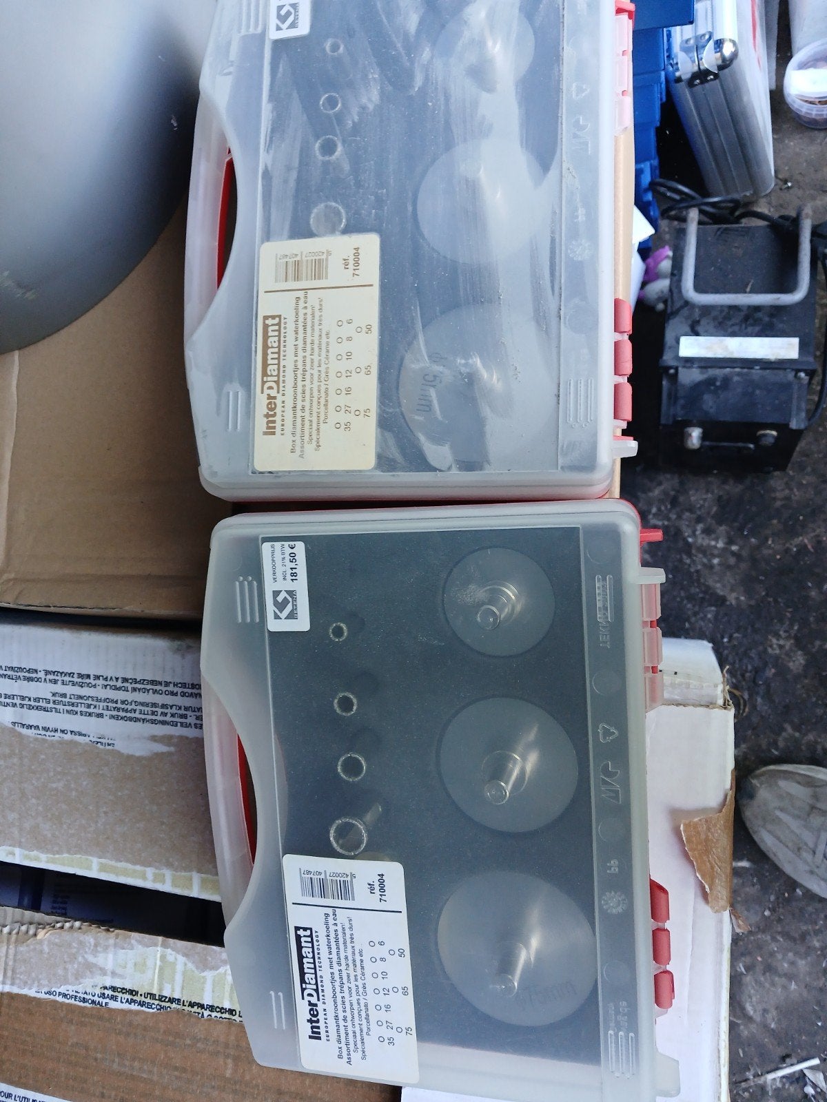 Coffret professionnel InterDiamant – Scies cloches diamantée, Bricolage & Construction, Enlèvement