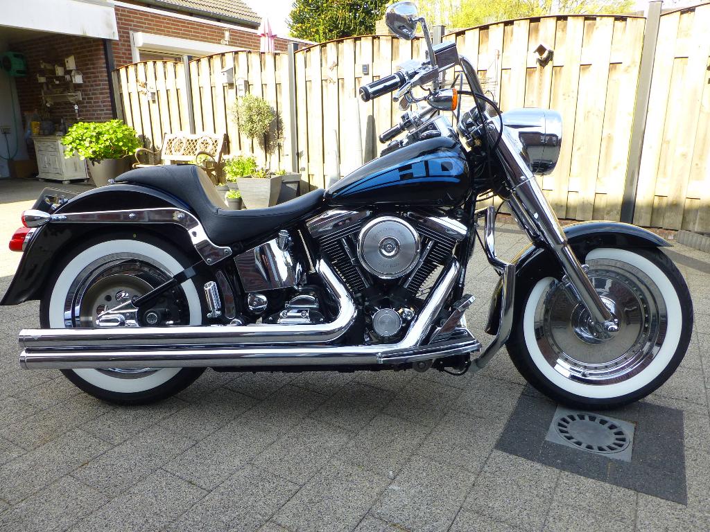 Te koop zeer mooie Harley Davidson Fatboy EVO bwj. 1991., Motoren, Motoren | Harley-Davidson, Particulier, Nieuw, Sportuitlaat