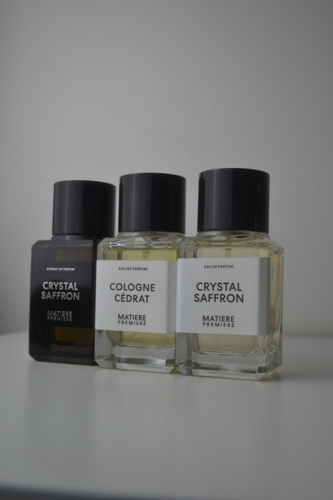 Matière Première – Crystal Saffron et Cologne Cédrat, Enlèvement, Utilisé