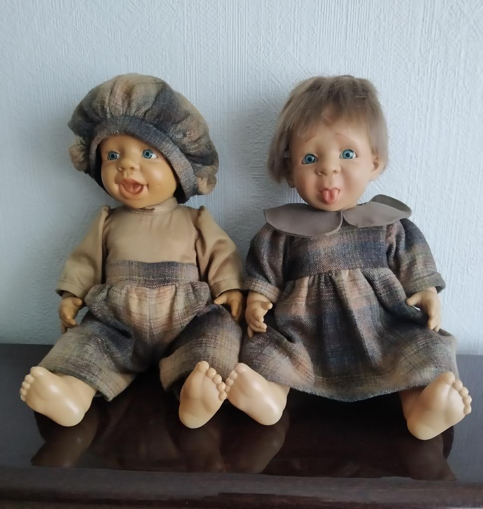 Vintage Karakter poppen Falca Spanje, Verzamelen, Poppen, Ophalen of Verzenden, Gebruikt, Pop