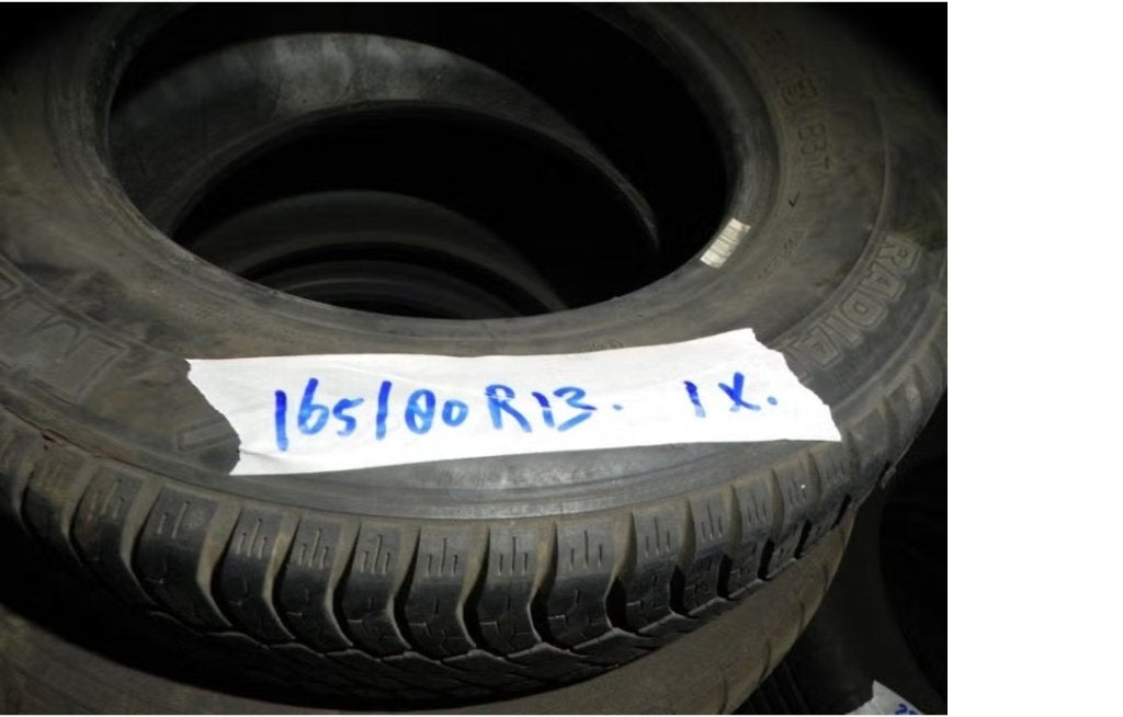 Band 1x 165x80 R 13, Ophalen
