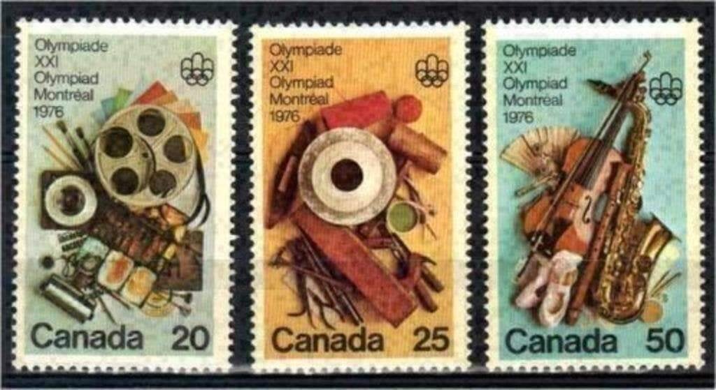 Canada 1976 - Yvert 594-546 - Olympische Spelen (PF), Postzegels en Munten, Verzenden, Postfris