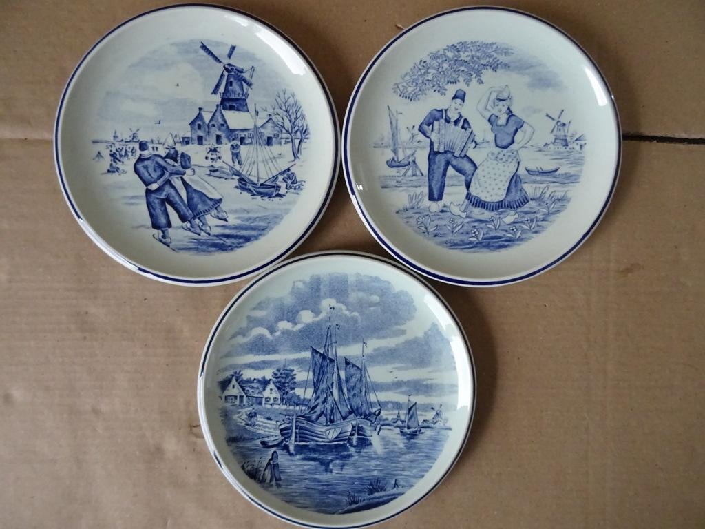 Ontbijtbord Royal Sphinx by Boch ontbijtborden set 1960, Ophalen of Verzenden